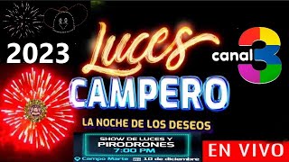 🔴Luces Campero 2023 Canal 3 LUCES CON DRONES FUEGOS ARTIFICIALES MAS GRANDES CENTROAMERICA🎆🎅 [upl. by Norina]