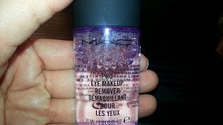 MAC Make Up Remover PURPLE BOTTLE REVIEW [upl. by Christoforo765]