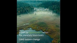 Planetary Boundaries Land System Change [upl. by Minton229]