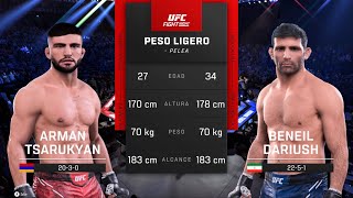 Arman Tsarukyan vs Beneil Dariush  EA Sports UFC 5 [upl. by Gunnar]