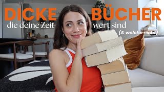 DICKE BÜCHER die deine Zeit wert sind und welche nicht  Buchempfehlungen [upl. by Crosse]