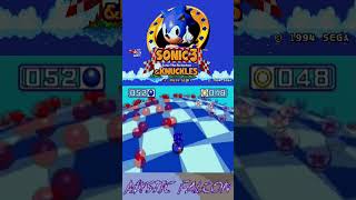 Sonic 3 amp Knuckles  Blue Spheres All Perfects Level 6 [upl. by Onairot35]