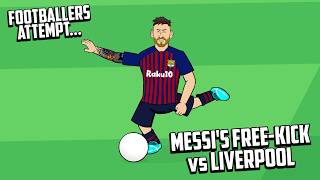 MESSIS FREEKICK vs LIVERPOOL🔥 Footballers Attempt Frontmen 83 [upl. by Airogerg]