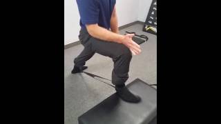 Ankle Dorsiflexion Band Mobilization [upl. by Ellenhoj]