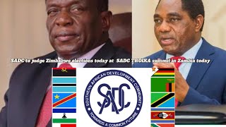 SADC to judge Zimbabwe 2023 elections today at SADC TROIKA summit in Zambia today [upl. by Ailegave663]