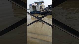 Hugli Nadi me boat 🚢⛵😱 shorts youtubeshorts boat river [upl. by Morey89]