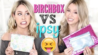 Unboxing BIRCHBOX vs IPSY  July  OMG 😱 [upl. by Inol]