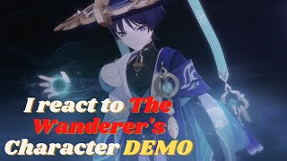 I react to Character Demo  quotWanderer Of Solitude Past and Presentquot  Genshin Impact [upl. by Machutte844]