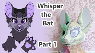 Whisper the Bat Part 1  Fursuit Timelapse [upl. by Hoisch]