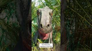 JURRASIC PARK 😱 Theme Jagadhatri Puja Pandal jagadhatriapuja chandannagar maajagadhatri trending [upl. by Marl]