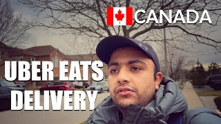 Uber Eats Earning in Winters in Canada 🇨🇦🇨🇦 2024 [upl. by Eleik]