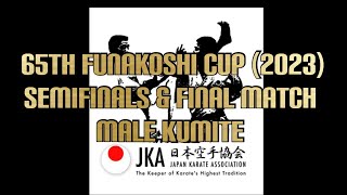 JKA 2023 Japan National Male Kumite Semifinals amp Final Highlights [upl. by Ahsaekal]