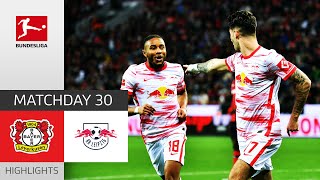 Bayer 04 Leverkusen  RB Leipzig 01  Highlights  Matchday 30 – Bundesliga 202122 [upl. by Burgess126]