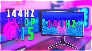 The Cheapest 1440p 144hz Gaming Monitor  AOC CQ27G1 Review [upl. by Blockus129]