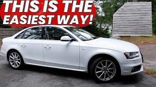 Audi A4 Cabin Air Filter Replacement DIY  Easy and Simple 20092017 [upl. by Coward]