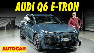 2024 Audi Q6 etron  Audi’s new allelectric SUV coming to India  Walkaround  ​⁠​⁠Autocar India [upl. by Genaro724]