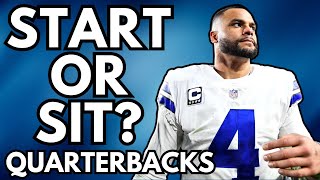 Must Start Or Sit Week 11 Quarterbacks Every Matchup  2023 Fantasy Football [upl. by Odnomra]