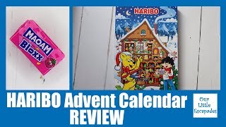 HARIBO Advent Calendar REVIEW Unboxing The Contents [upl. by Denver]