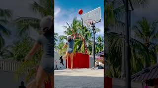 Tried playing 🏀🏀🏀 fypシ゚viral beachvibes travel davao [upl. by Andra]