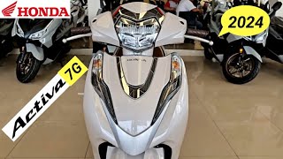 Honda Activa 7G 2024 Model Launched in india  PriceFeatures  Activa new 2024 Model [upl. by Linea354]