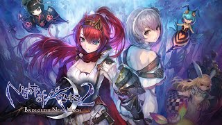 Love Song of War Midboss  Nights of Azure 2 Bride of the New Moon OST Extended  Kazuki Yanagawa [upl. by Joela212]