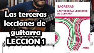 Las terceras lecciones de guitarra LECCION 1  Julio Sagreras [upl. by Judi]