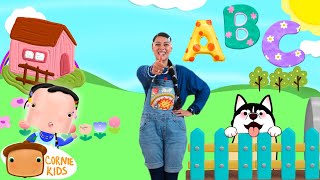 ABC en Inglés  Canciones Infantiles  Cornie Kids [upl. by Sherrie]