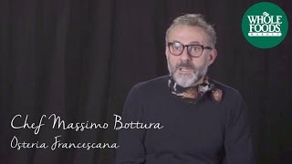 Massimo Bottura  Maestro of Parmigiano Reggiano l Whole Foods Market [upl. by Ayamahs]