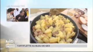 RECETTE  La tartiflette au bleu de Gex [upl. by Aleedis1]