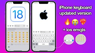 How to get iPhone Keyboard on Android  Easy Tutorial 2024  With sound  emojis  keixha [upl. by Enoved931]