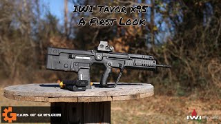 The IWI Tavor x95 First Look [upl. by Eyks]