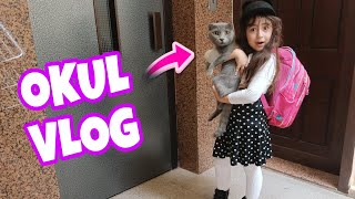 ESMA SABAH VLOG  ÇANTANIN İÇİNDEN KEDİ ÇIKTI OKULA GEÇ KALDIماما جابت بيبي  جنى مقداد  طيور الجنة [upl. by Weywadt]