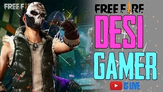 Garena Free Fire Live HINDI  INDIA  Desi Gamers [upl. by Linell]