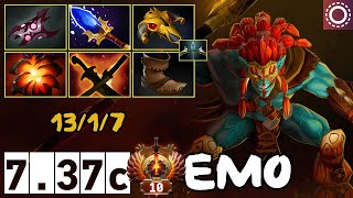 emo  Huskar Bloodbath  1317  737c  Immortal Dota [upl. by Tabb]