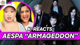 AESPA “armageddon” MV REACTION THEY ARENT REAL MUCHMUSIC [upl. by Aralc679]