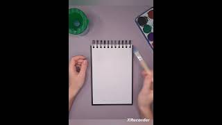 Drawing wallpaper on my sketchbook 🖌📒 drawing painting art asmr [upl. by Bowne]