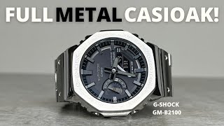 FULL METAL CASIOAK  ITS FINALLY HERE  GSHOCK GMB2100 REVIEW [upl. by Ainotahs187]