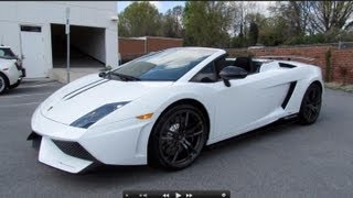 2012 Lamborghini Gallardo Spyder Performante Start Up Exhaust and In Depth Review [upl. by Atiner973]