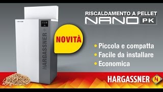 Hargassner NANO PK nuova caldaia a pellet 615 kW IT 2016 [upl. by Hamlani]