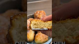 Quarkbällchen  schnell saftig amp super lecker🙌✅ shorts diy lifehack rezept airfryer food [upl. by Hameerak105]