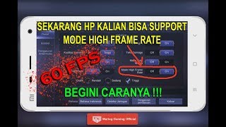 CARA MEMUNCULKAN MODE HIGH FRAME RATE DI MOBILE LEGEND 100 BERHASIL Work untuk versi paling baru [upl. by Hardden]