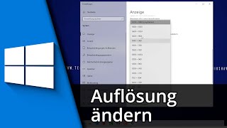 Bildschirmauflösung ändern in Windows 10 ✅ Tutorial [upl. by Cerracchio140]