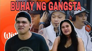 Hukbalahap of Tondo Tribe amp OG Sacred perform quotBuhay ng Gangstaquot LIVE on Wish 1075 Bus REACTION🔥 [upl. by Olinad]