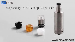 Vapeasy 510 Drip Tip Kit [upl. by Ennavoj]