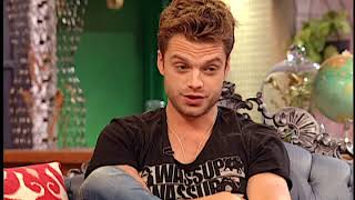 Sebastian Stan interview with Alexa Chung  MTV  Romania James Dean amp Ashton Kutcher [upl. by Leiru]