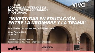 “Investigar en educación Entre la urdimbre y la trama” [upl. by Queena95]