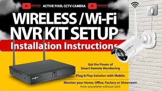 WiFi NVR Kit Configuration detail video [upl. by Sidoon114]