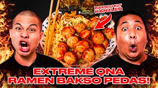 MUKBANG EXTREME RAMEN BAKSO PEDAS ft MIKE BABAYO [upl. by Nylad]