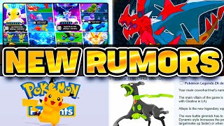 POKEMON NEWS amp LEAKS LEGENDS ZA 5 New Mega Evolutions RUMOR amp Shiny Outbreaks Scarlet amp Violet [upl. by Erreid275]