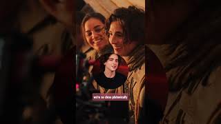 Zendaya amp Timothée Chalamet on their kissing scenesshorts zendaya timothéechalamet hollywood [upl. by Euh130]